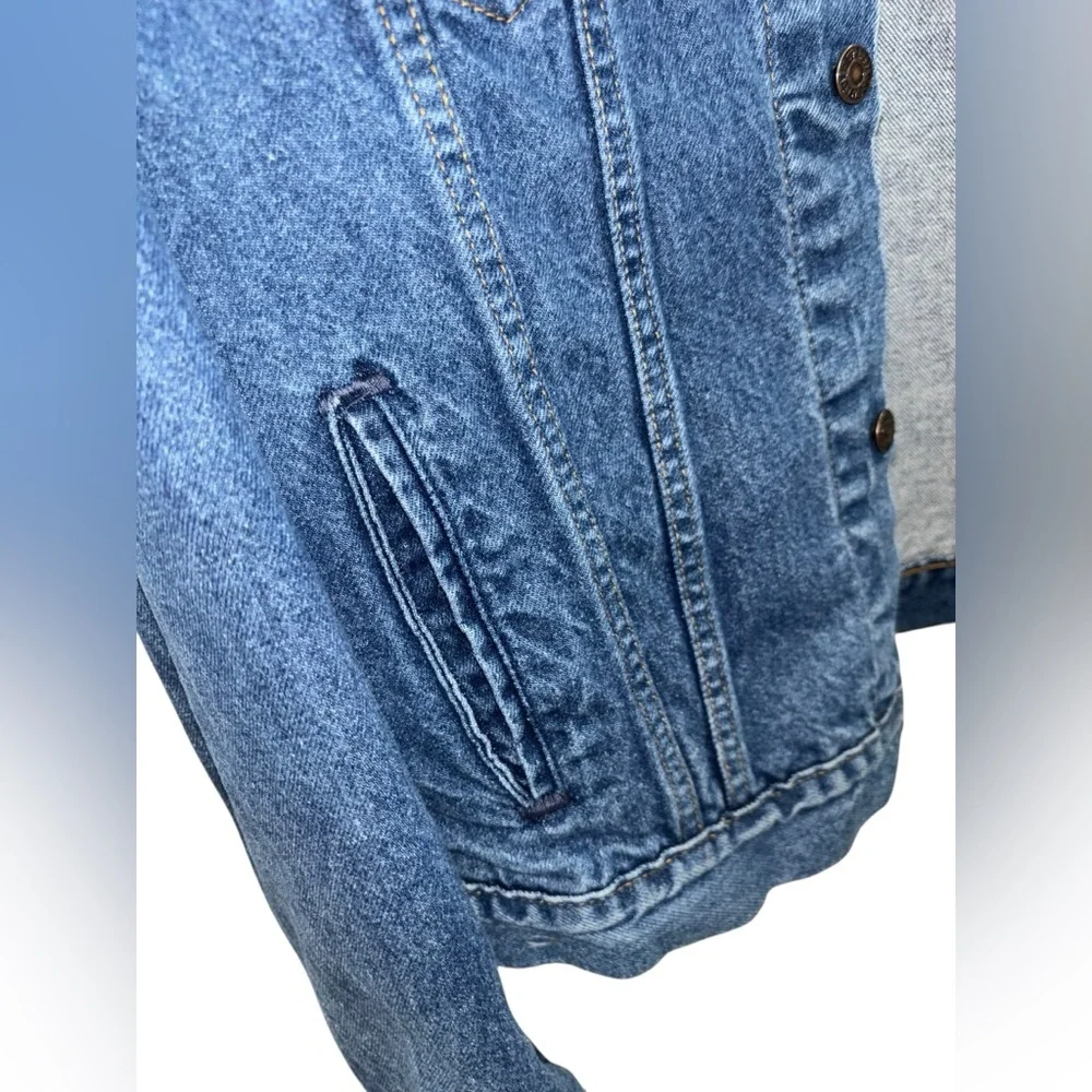 VTG 90s Levi’s Men’s Sz 48L‎ Trucker Denim Type III Jacket USA Made 71506 0216